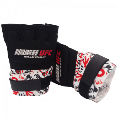 Гелевые бинты UFC Gel Glove Wraps RD/WH, L/XL