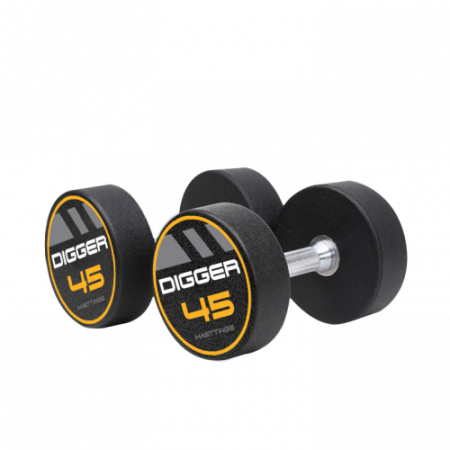 Комплект полиуретановых гантелей 5 пар от 37,5 до 47,5кг Hasttings Digger HD51D4C-37,5-47,5