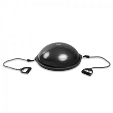 Полусфера гимнастическая надувная черная с эспандерами Hasttings Digger HD22C1A-black