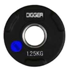 Диск олимпийский обрезиненный 3-х хватовый 1,25кг Hasttings Digger HD51C1C-1,25