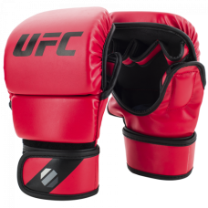 UFC Перчатки MMA для спарринга 8 унций красные S/M