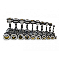 Комплект хромированных гантелей 10 пар от 1 до 10 кг Hasttings Digger HD51D5B-1-10