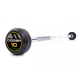 Комплект прямых фиксированных обрезиненных штанг 5 шт от 10 до 20кг