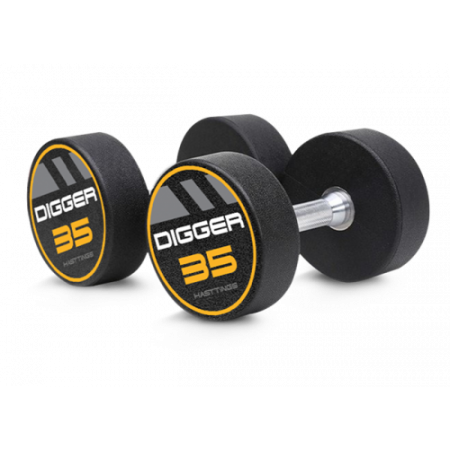 Комплект полиуретановых гантелей 5 пар от 27,5 до 37,5кг Hasttings Digger HD51D4C-27,5-37,5