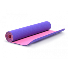 Коврик для йоги TPE 6 мм, фиолетовый, двухсторонний (с люверсами) Hasttings Digger HD22D1C-Purple