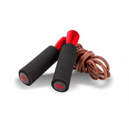 Скакалка кожаная UFC UHA-69169 Скакалка кожаная UFC UHA-69169