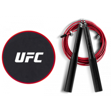 Набор для тренировки ног (Скоростная скакалка и Слайдеры) UFC UHA-69924