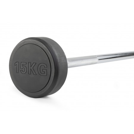 Штанга неразборная обрезиненная 15 кг. Прямой гриф. VictoryFit VF-DX4150 Штанга неразборная обрезиненная 15 кг. Прямой гриф. VictoryFit VF-DX4150