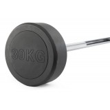 Штанга неразборная обрезиненная 30 кг. Прямой гриф. VictoryFit VF-DX4300 Штанга неразборная обрезиненная 30 кг. Прямой гриф. VictoryFit VF-DX4300