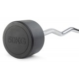 Штанга неразборная обрезиненная 50 кг. Изогнутый гриф. VictoryFit VF-DX5500 Штанга неразборная обрезиненная 50 кг. Изогнутый гриф. VictoryFit VF-DX5500