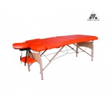 Массажный стол DFC NIRVANA, Relax, дерев. ножки, цвет оранжевый (Orange)