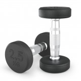 Гантель UNIX Fit PRO круглая обрезиненная 2,5 кг, 2 шт.