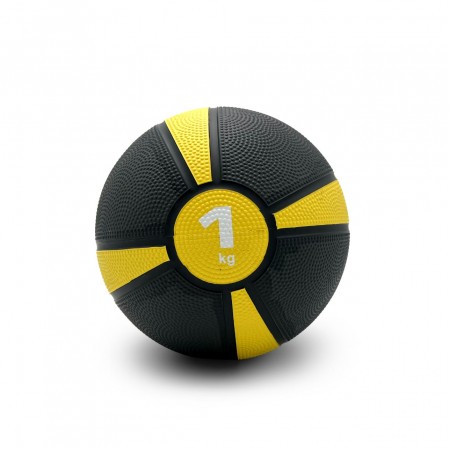 Медбол UNIX Fit PRO 1 кг жёлтый Медбол UNIX Fit PRO 1 кг жёлтый