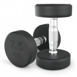 Гантель UNIX Fit PRO круглая обрезиненная 7,5 кг, 2 шт.