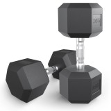 Гантель гексагональная UNIX Fit обрезиненная 22,5 кг / шт. Гантель гексагональная UNIX Fit обрезиненная 22,5 кг / шт.