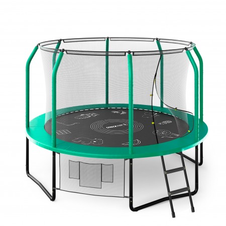 Батут UNIX Line Премиальный с играми / Supreme Game 10 ft (305 см) зеленый Батут UNIX Line Премиальный с играми / Supreme Game 10 ft (305 см) зеленый