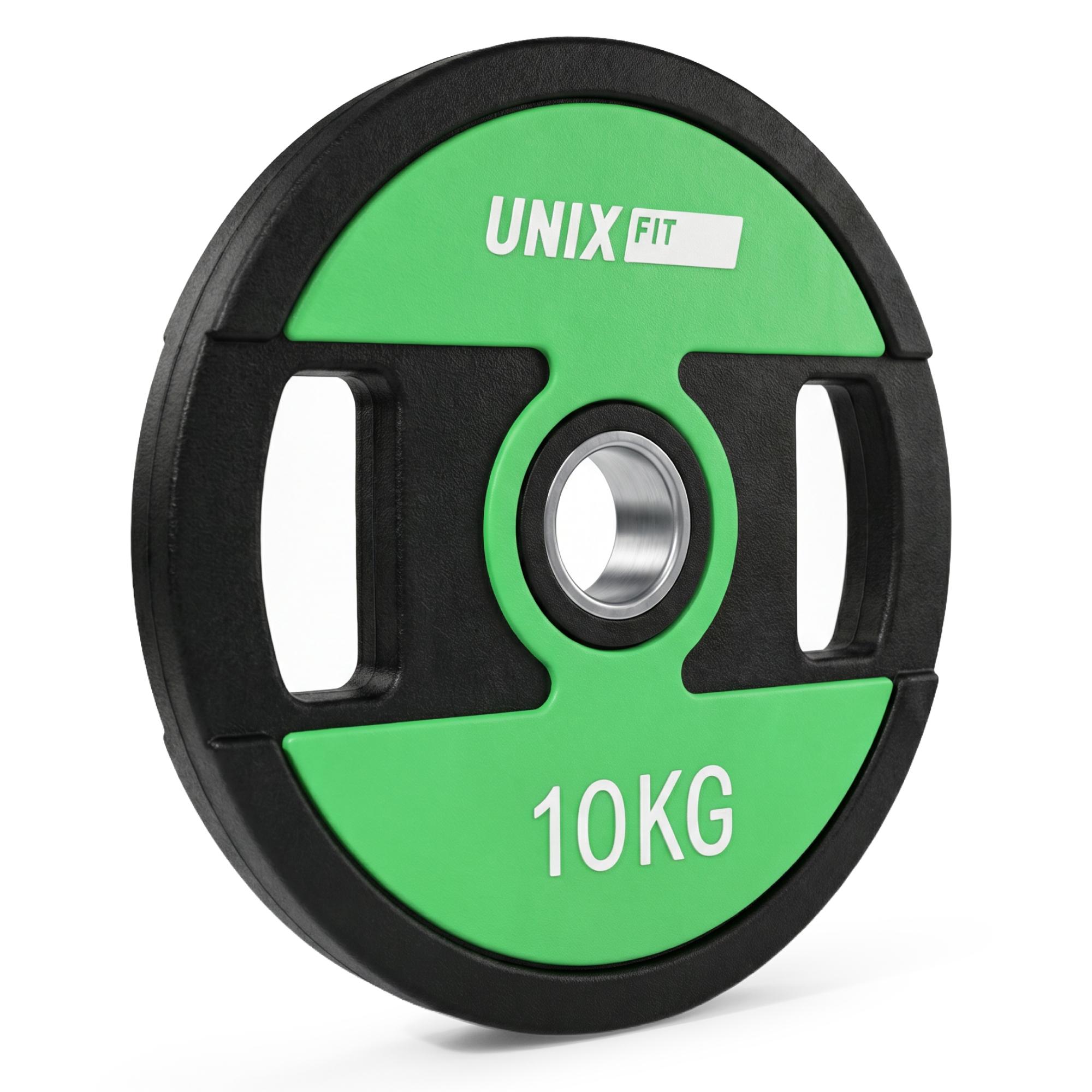 Диск уретановый c хватом UNIX Fit PRO 10 кг, 51 мм, 1 шт.