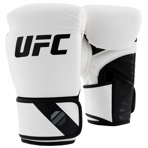 UFC Pro Fitness Перчатки тренировочные для спарринга белые - 12 Oz