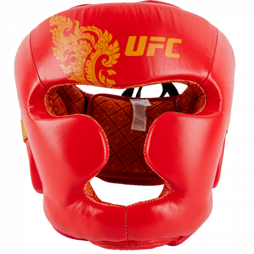 UFC Premium True Thai Шлем для бокса, цвет красный, размер M