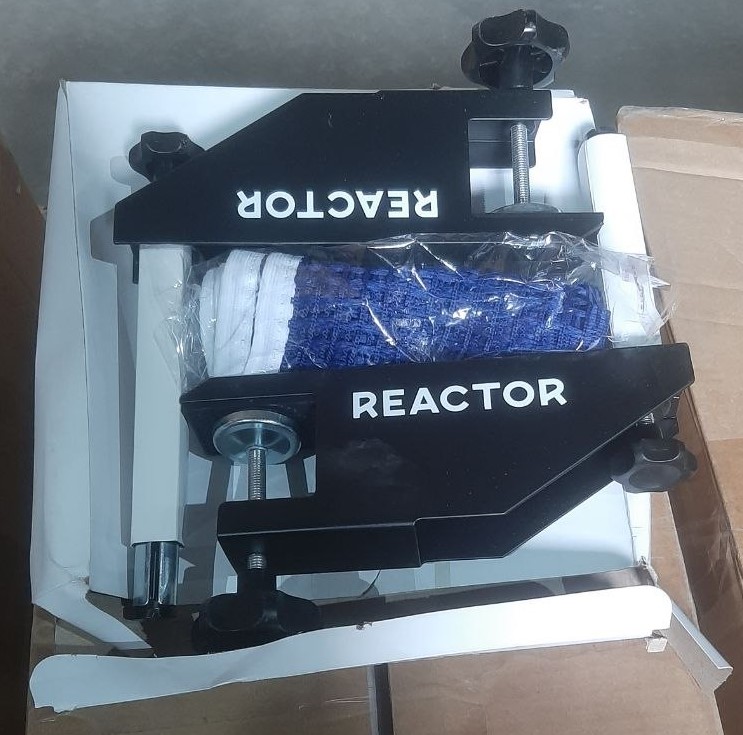 Сетка для настольного тенниса, REACTOR, винтовое крепление, синяя, TT N268BL