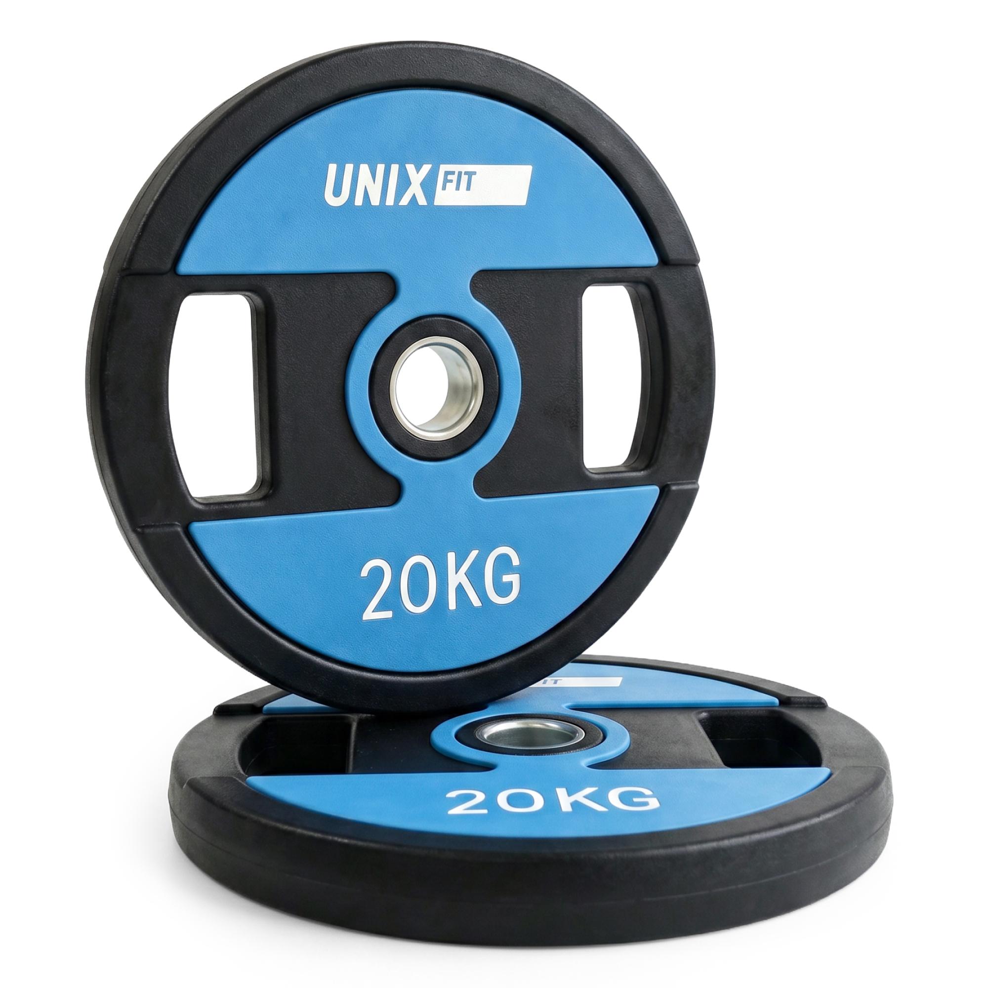 Диск уретановый c хватом UNIX Fit PRO 20 кг, 51 мм, 1 шт.