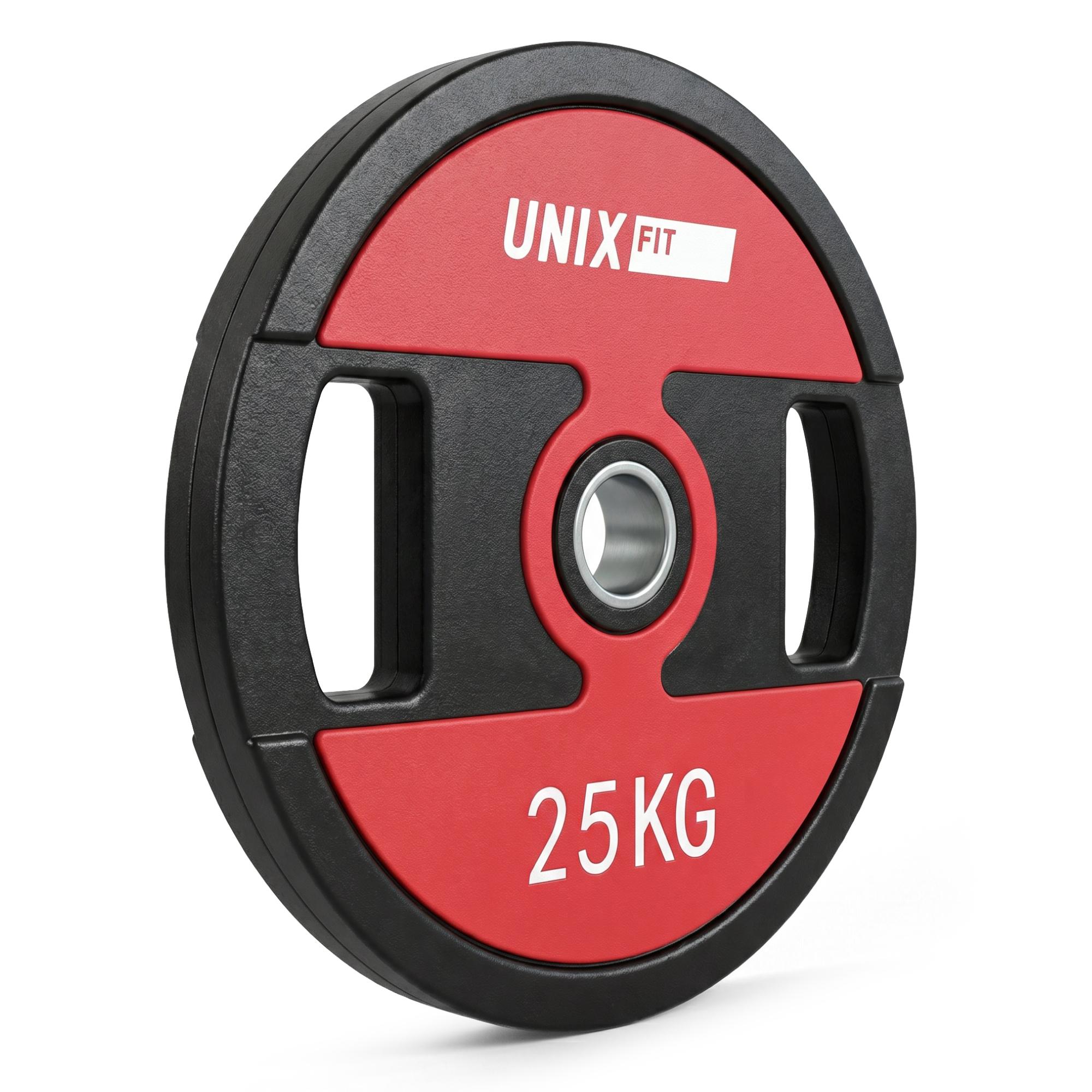 Диск уретановый c хватом UNIX Fit PRO 25 кг, 51 мм, 1 шт.