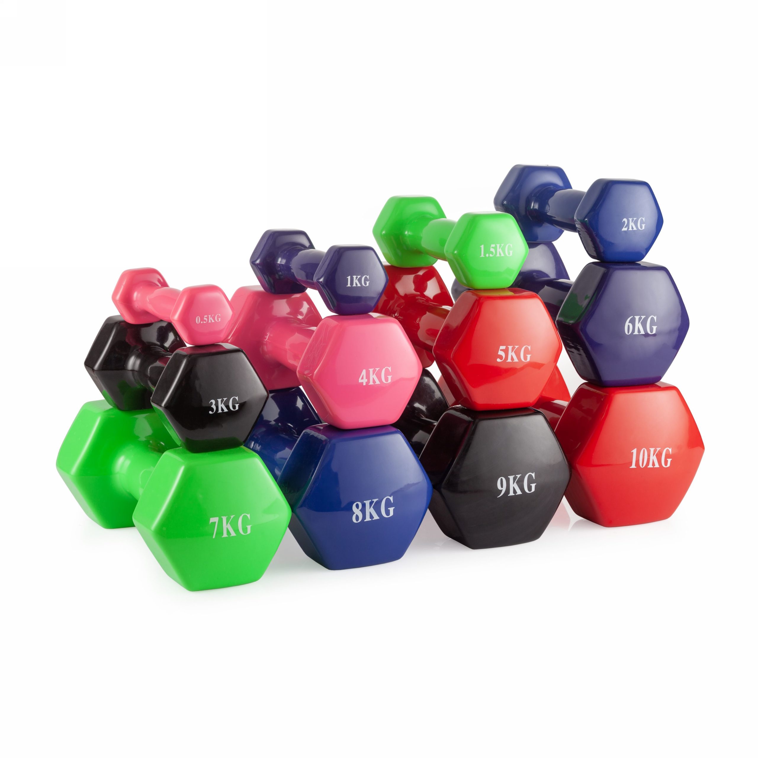 Гантель неразборная 0,5 кг. винил VictoryFit VF-DV005