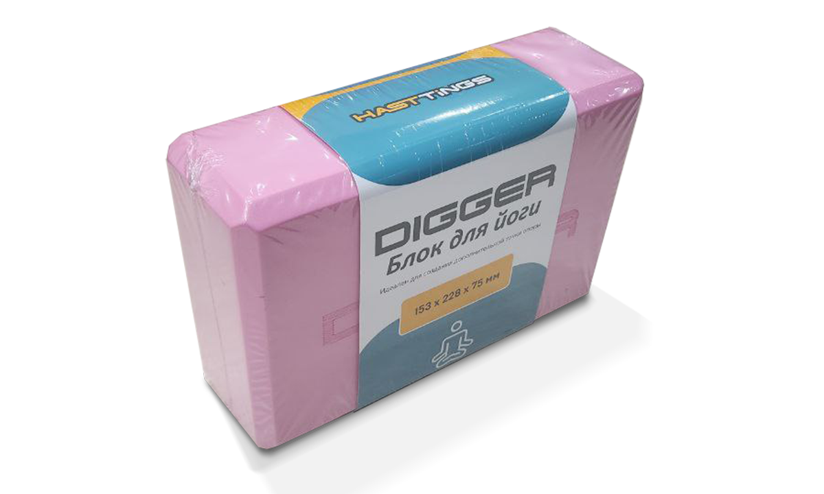 Блок для йоги розовый Hasttings Digger HD22E1-P