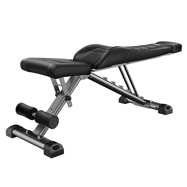 Скамья силовая, универсальная HYFIT, складная, черная D008