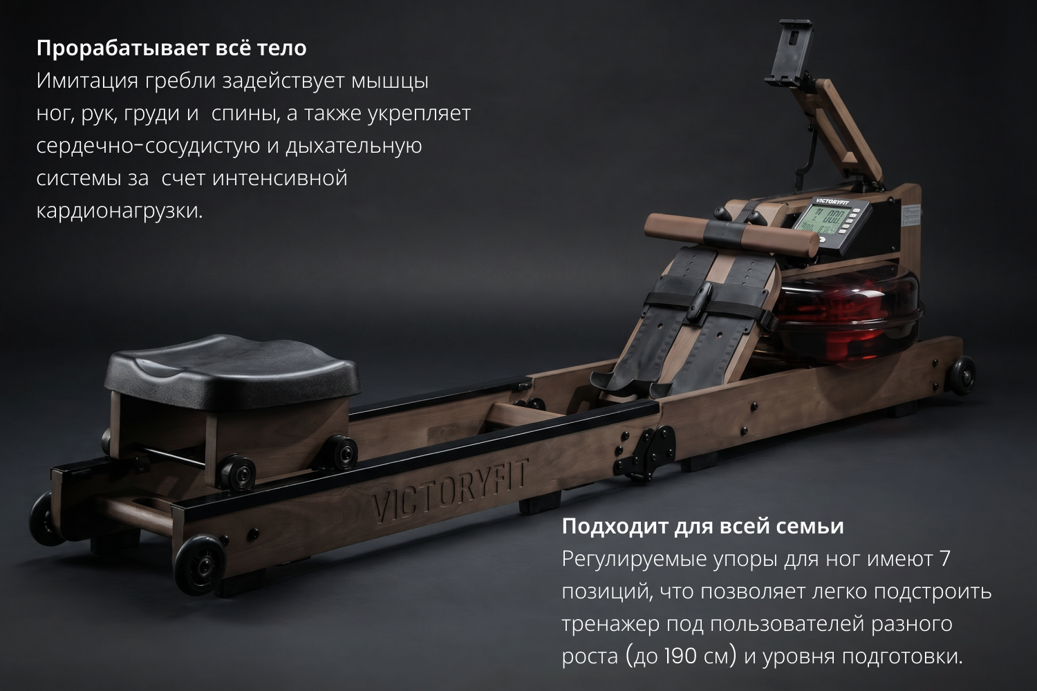 Водный гребной тренажер VF-WR803
