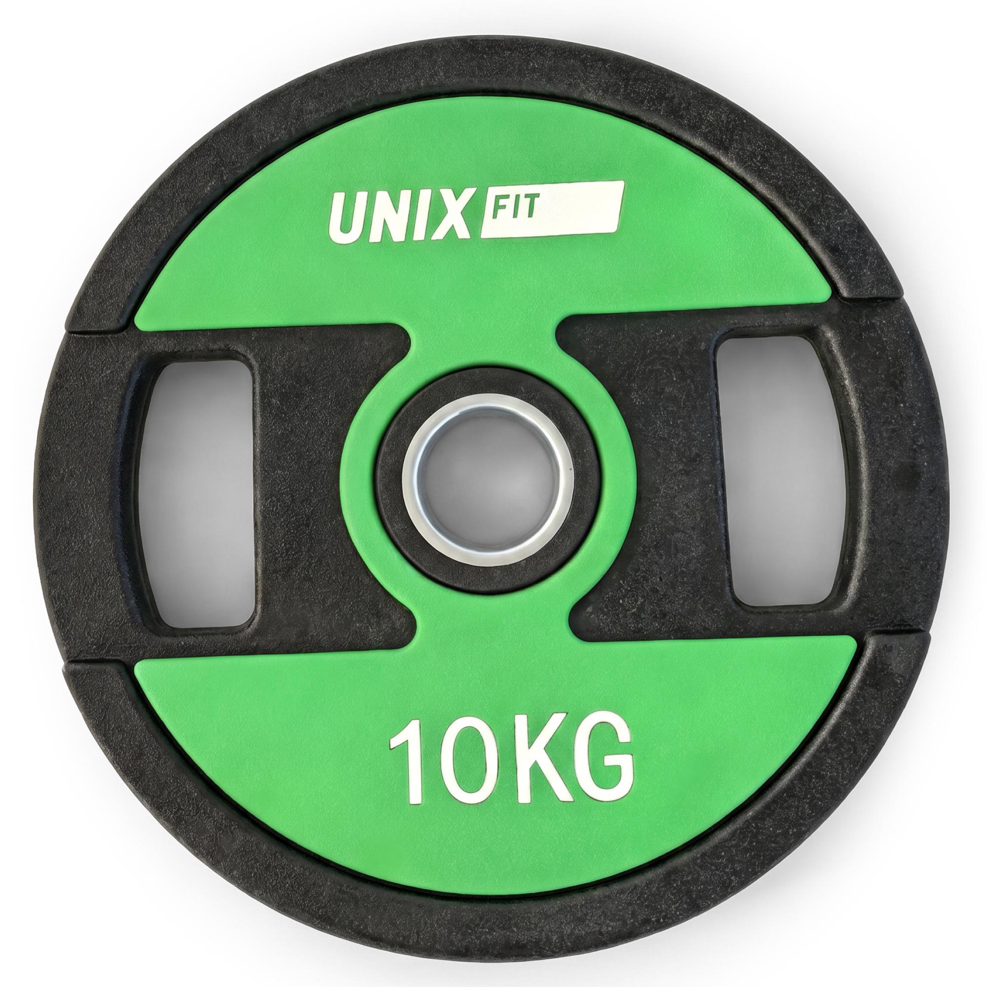 Диск уретановый c хватом UNIX Fit PRO 10 кг, 51 мм, 1 шт.