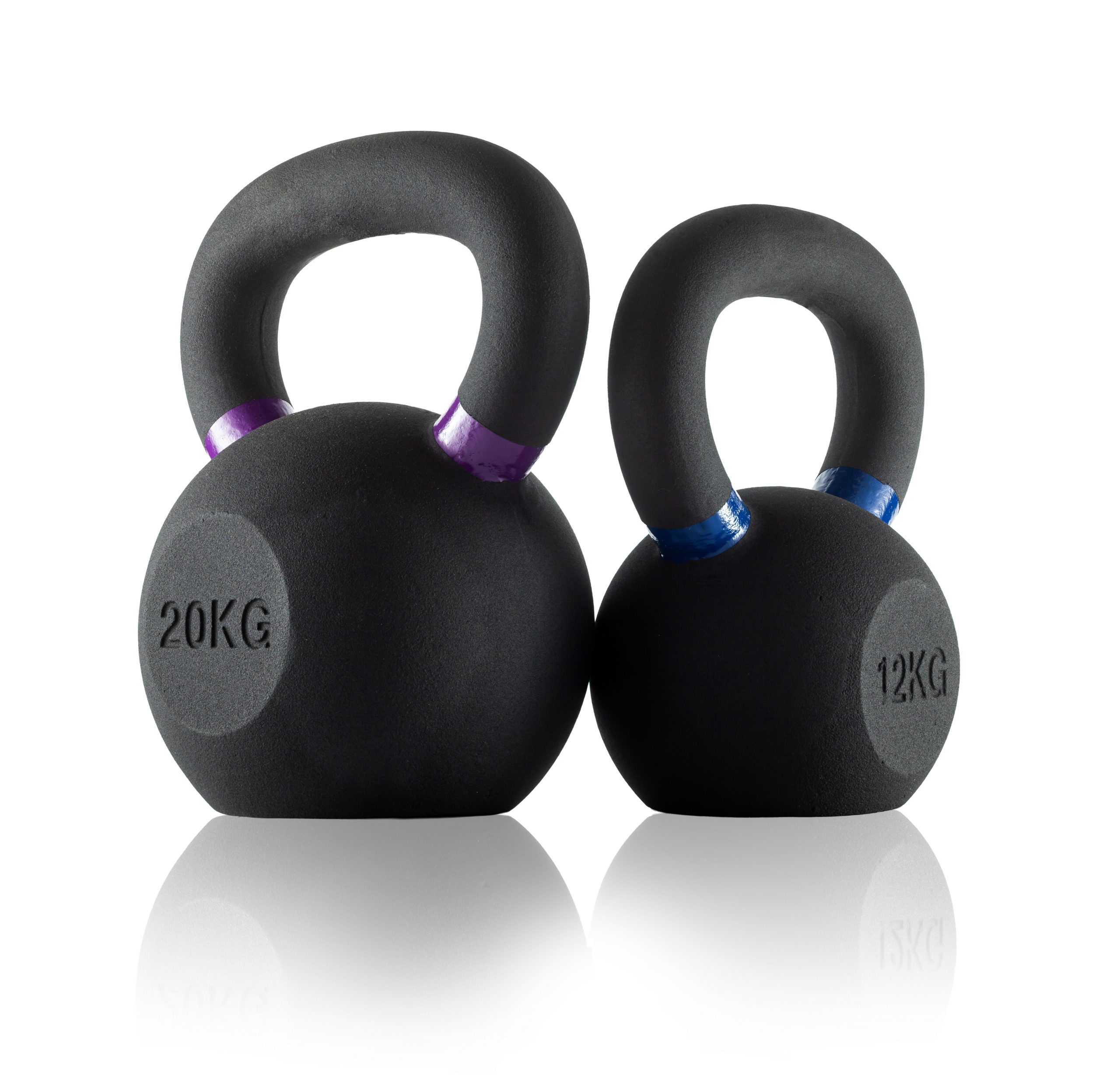 Гиря чугунная с цветным кольцом 24 кг (модель: К-3) VictoryFit VF-KCR240