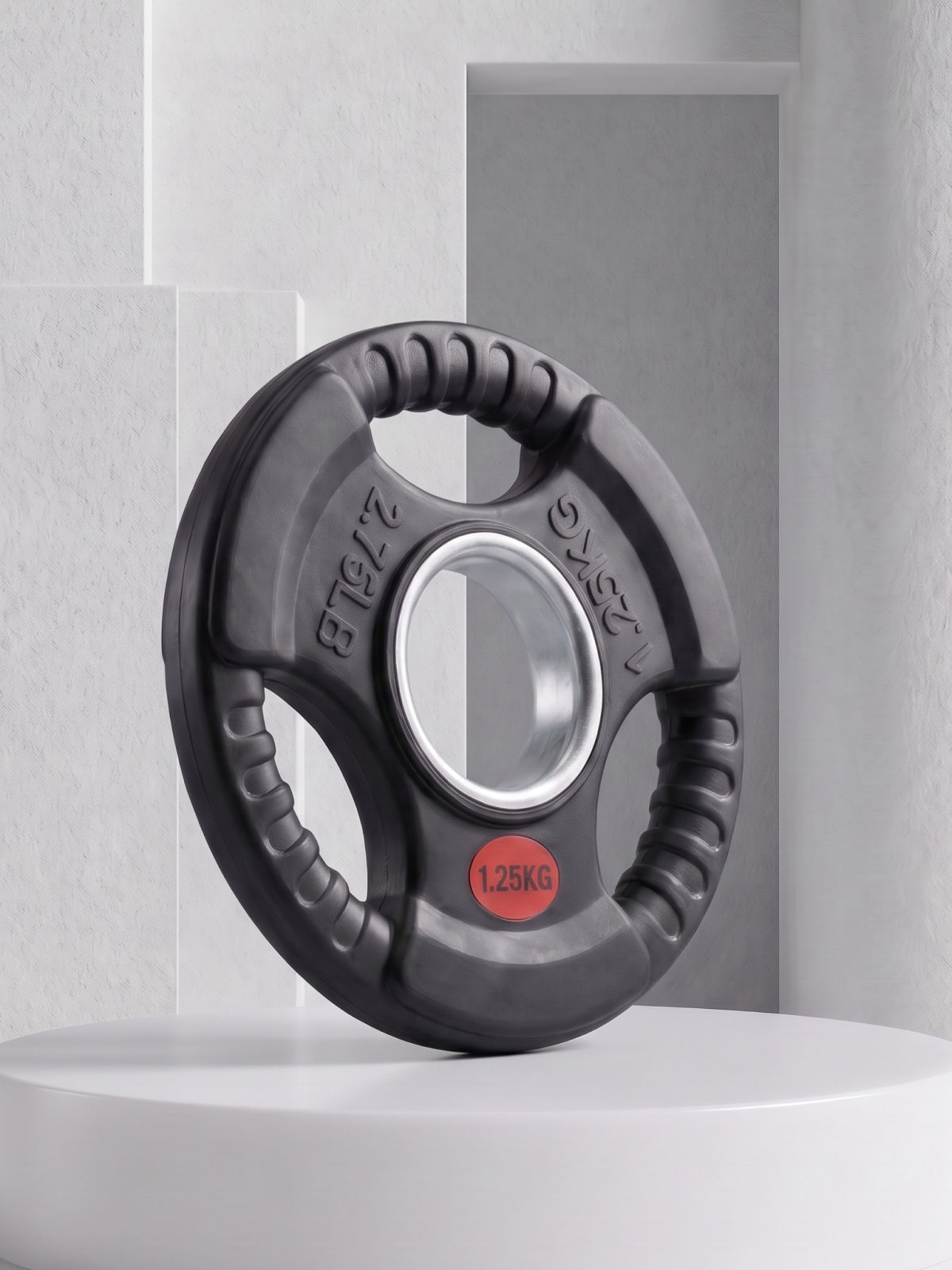 Диск 51 мм. обрезиненный с 3-мя хватами 1,25 кг, VictoryFit VF-S510125