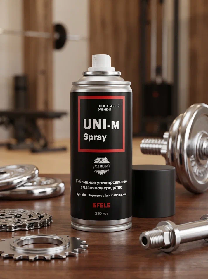 Универсальное смазочное средство EFELE® UNI-M SPRAY (210 мл.)