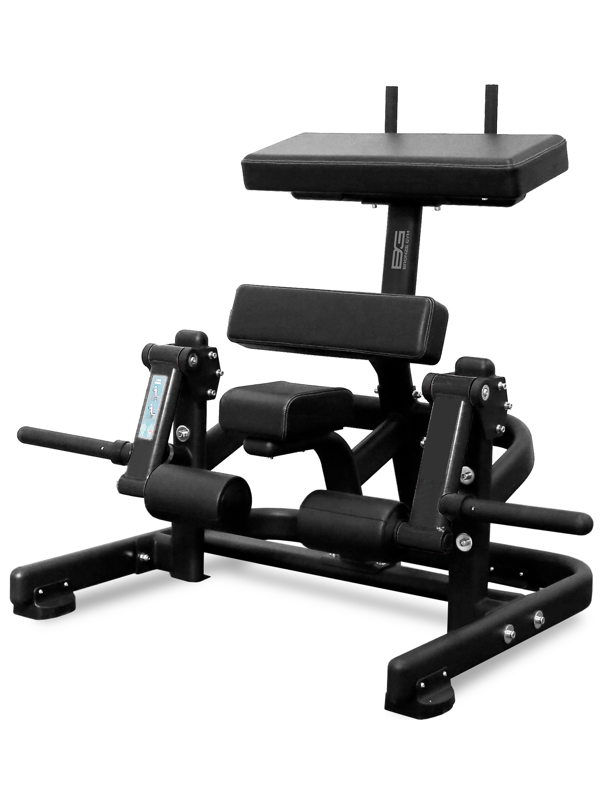 Сгибание ног стоя BRONZE GYM PL-1714, черный