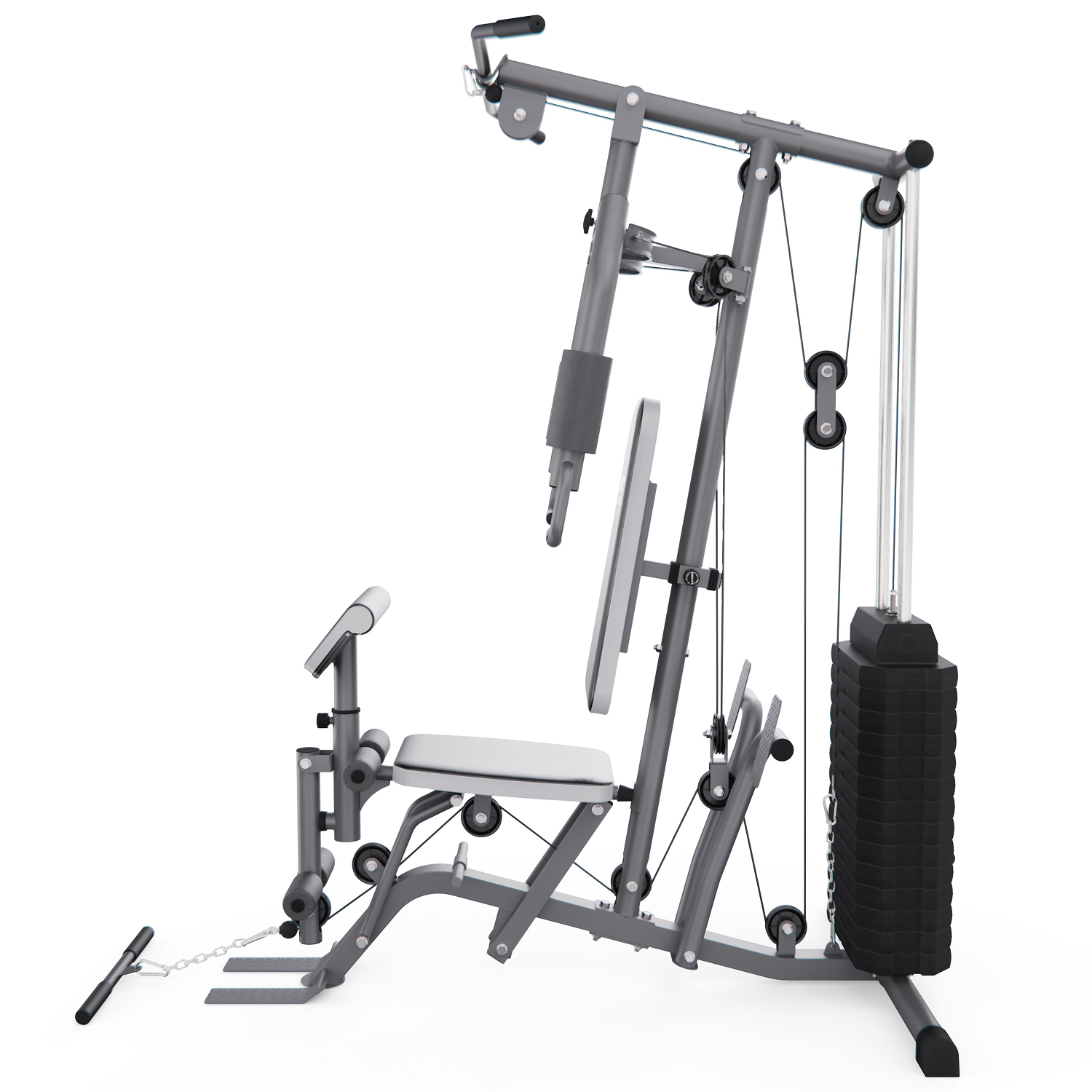 Многофункциональный силовой тренажер DFC Home Gym D70137 / стек 68 кг
