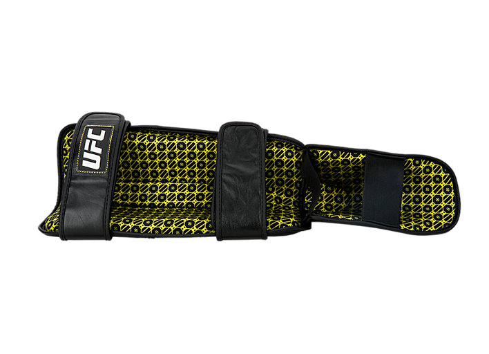 UFC Защита голени на липучках, черная - S/M