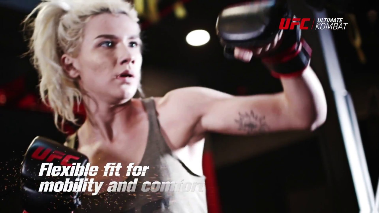 UFC Перчатки MMA для спарринга 8 унций синие S/M