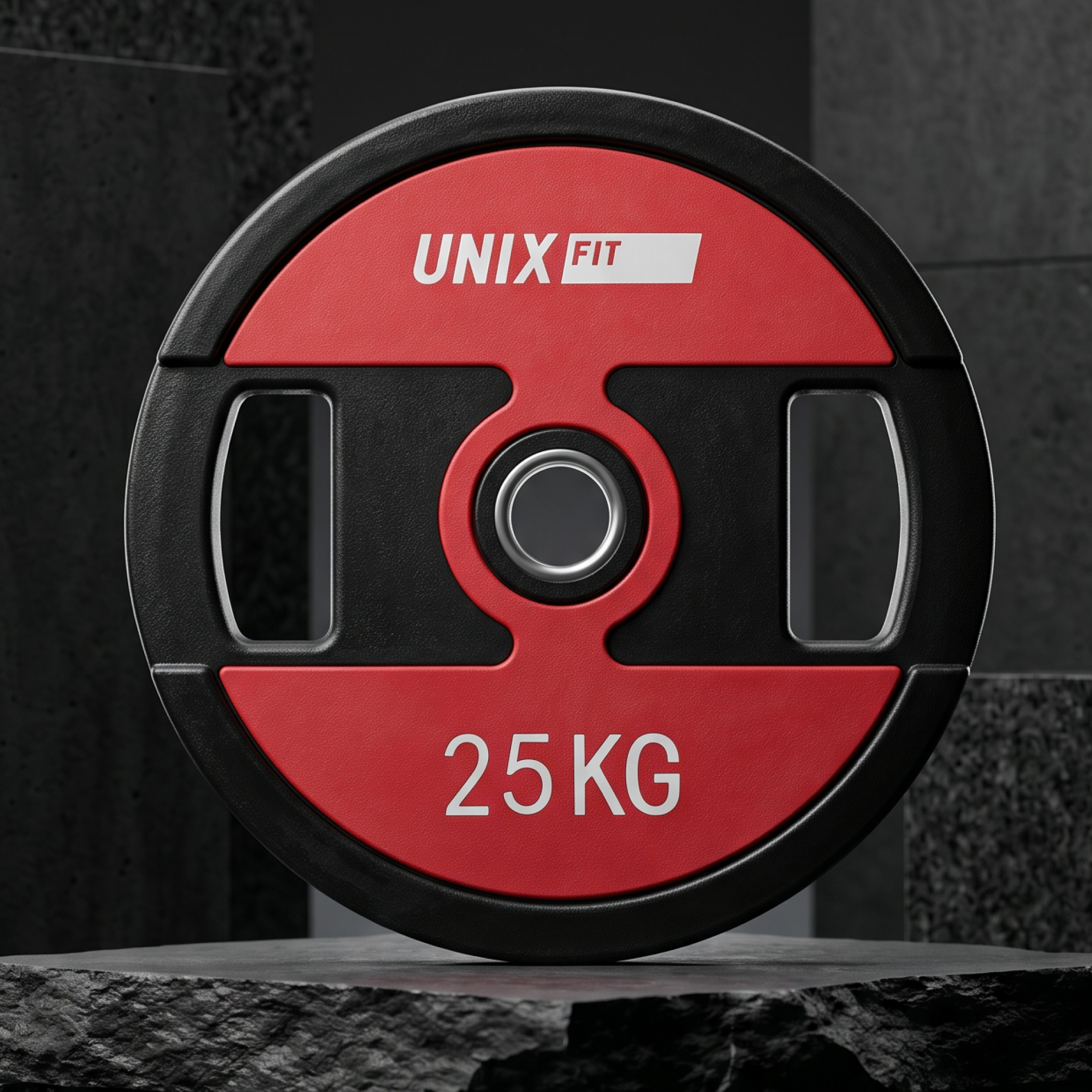 Диск уретановый c хватом UNIX Fit PRO 25 кг, 51 мм, 1 шт.