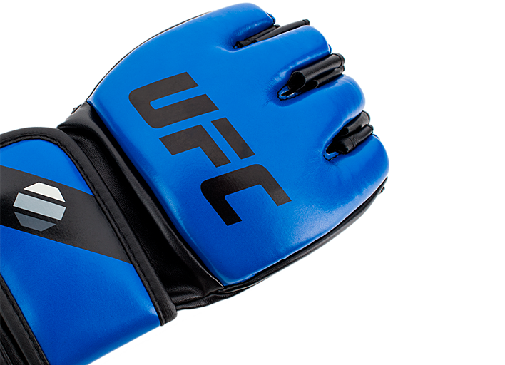 UFC Перчатки MMA для грэпплинга 5 унций синие L/XL