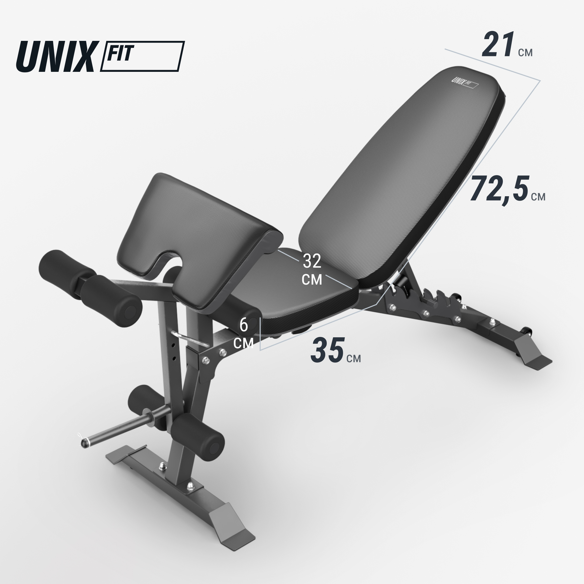 Скамья силовая универсальная UNIX Fit Bench 160