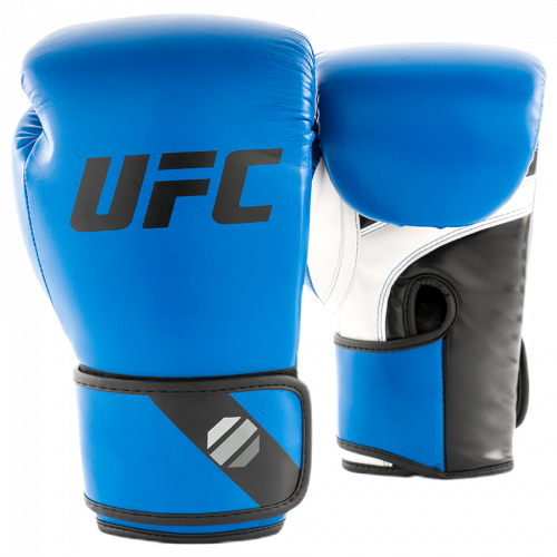 UFC Pro Fitness Перчатки тренировочные для спарринга голубые - 12 Oz