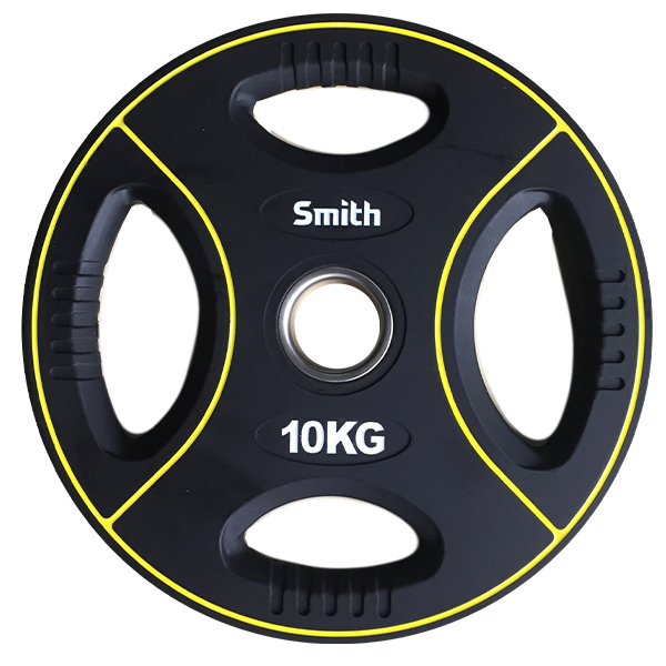 Диск полиуретановый 10кг. Smith Сила PUWP12