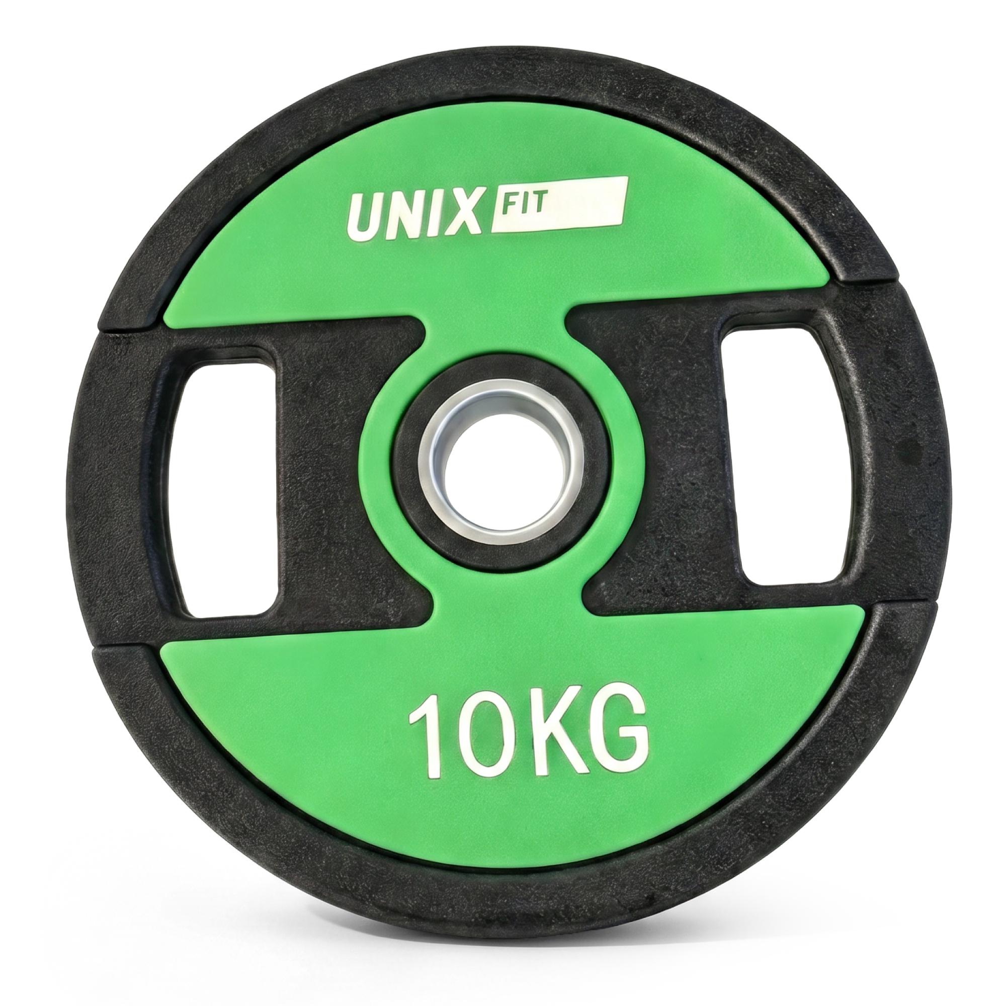 Диск уретановый c хватом UNIX Fit PRO 10 кг, 51 мм, 1 шт.