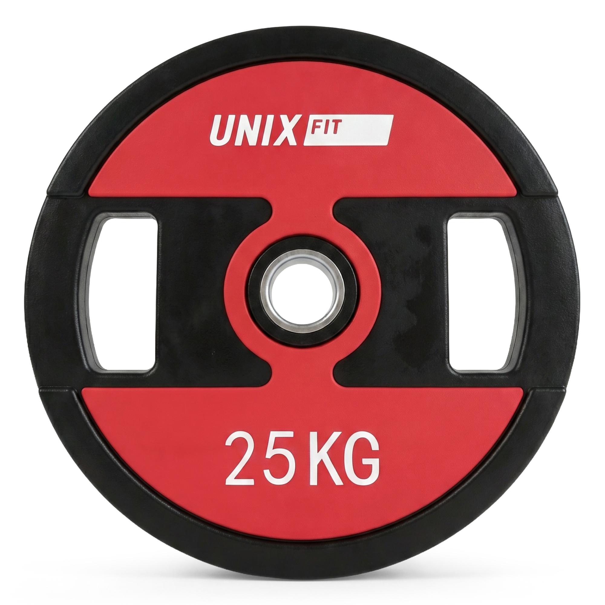 Диск уретановый c хватом UNIX Fit PRO 25 кг, 51 мм, 1 шт.