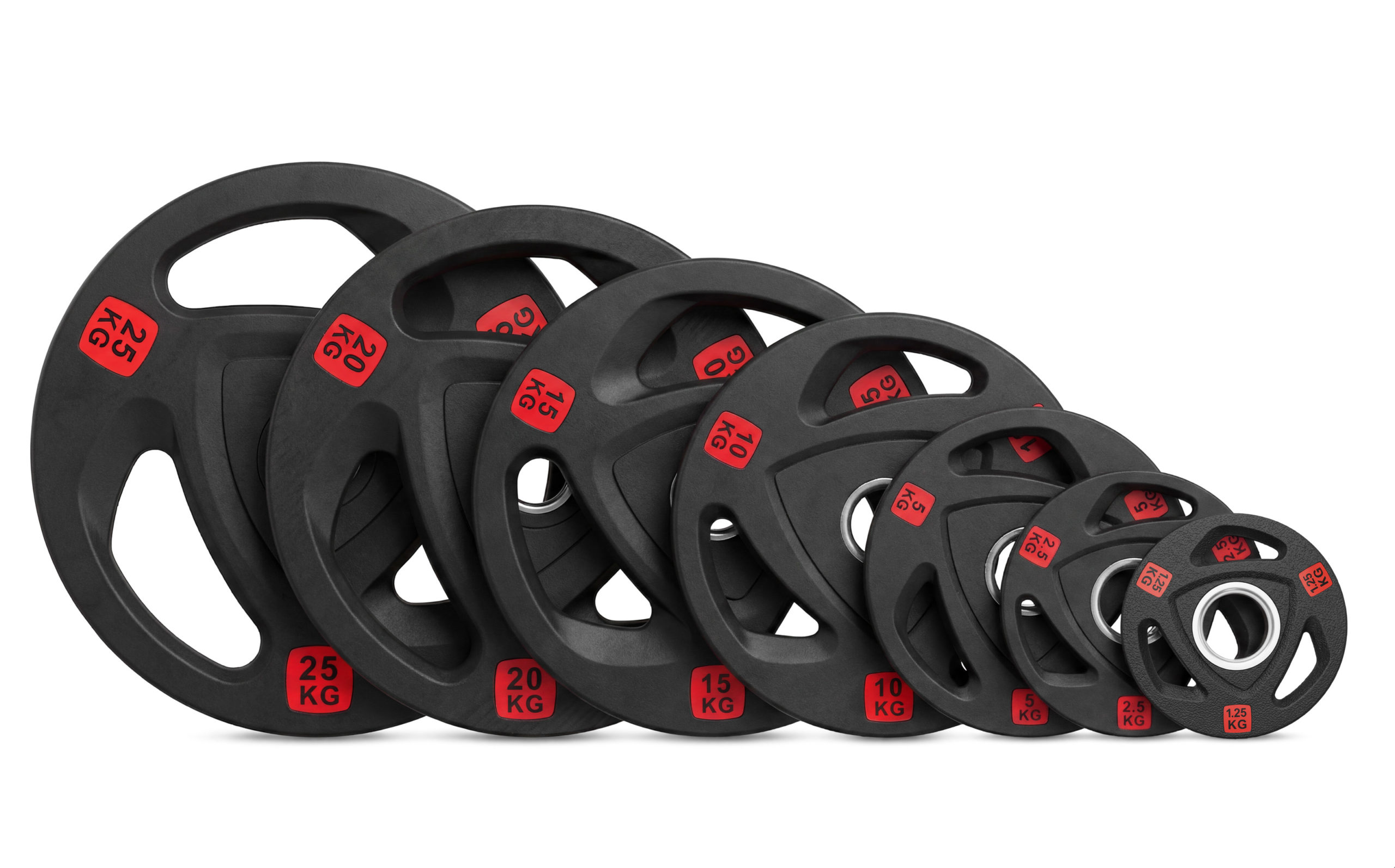 Диск 51 мм. NEO обрезиненный с 3-мя хватами 1,25 кг, VictoryFit VF-ST510125