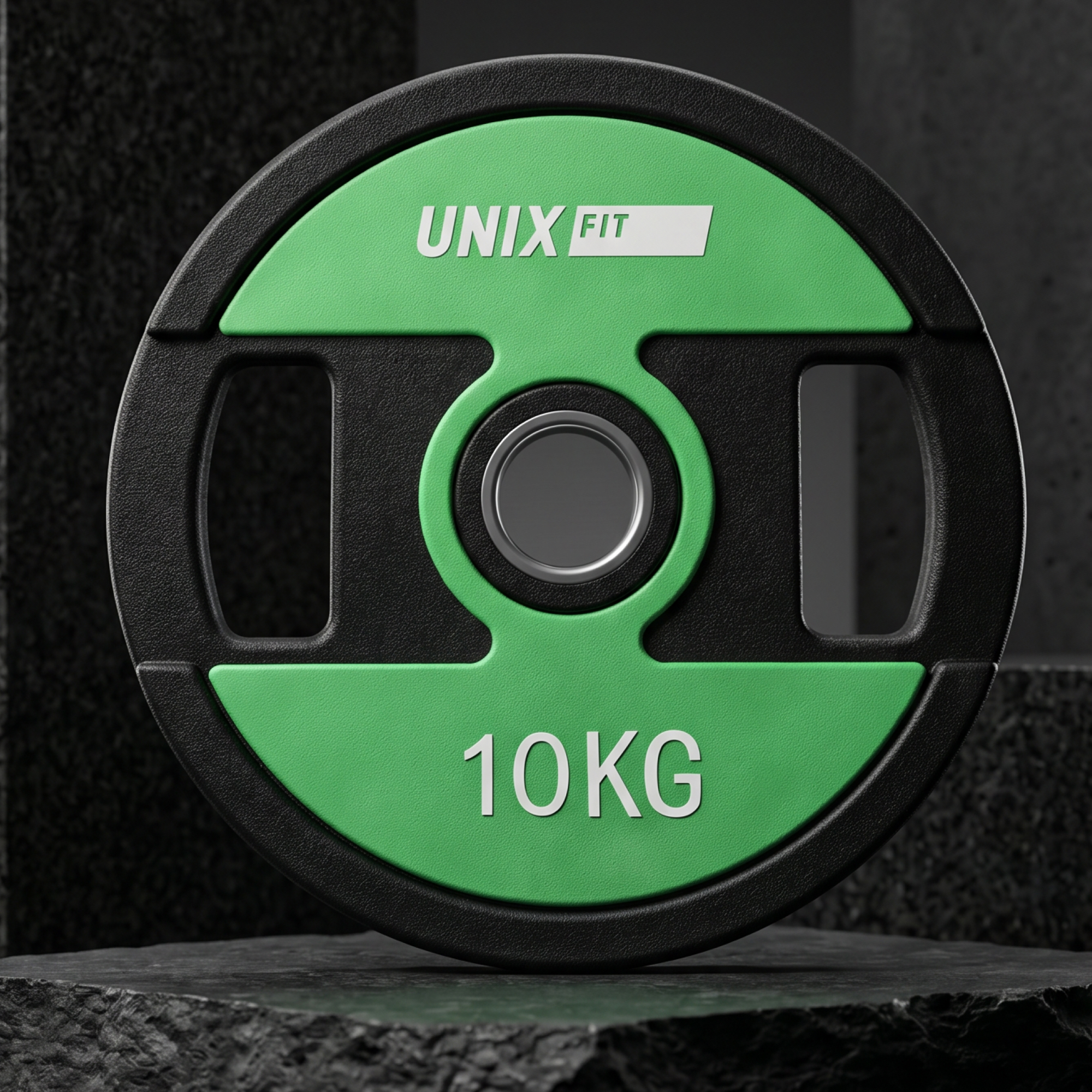 Диск уретановый c хватом UNIX Fit PRO 10 кг, 51 мм, 1 шт.