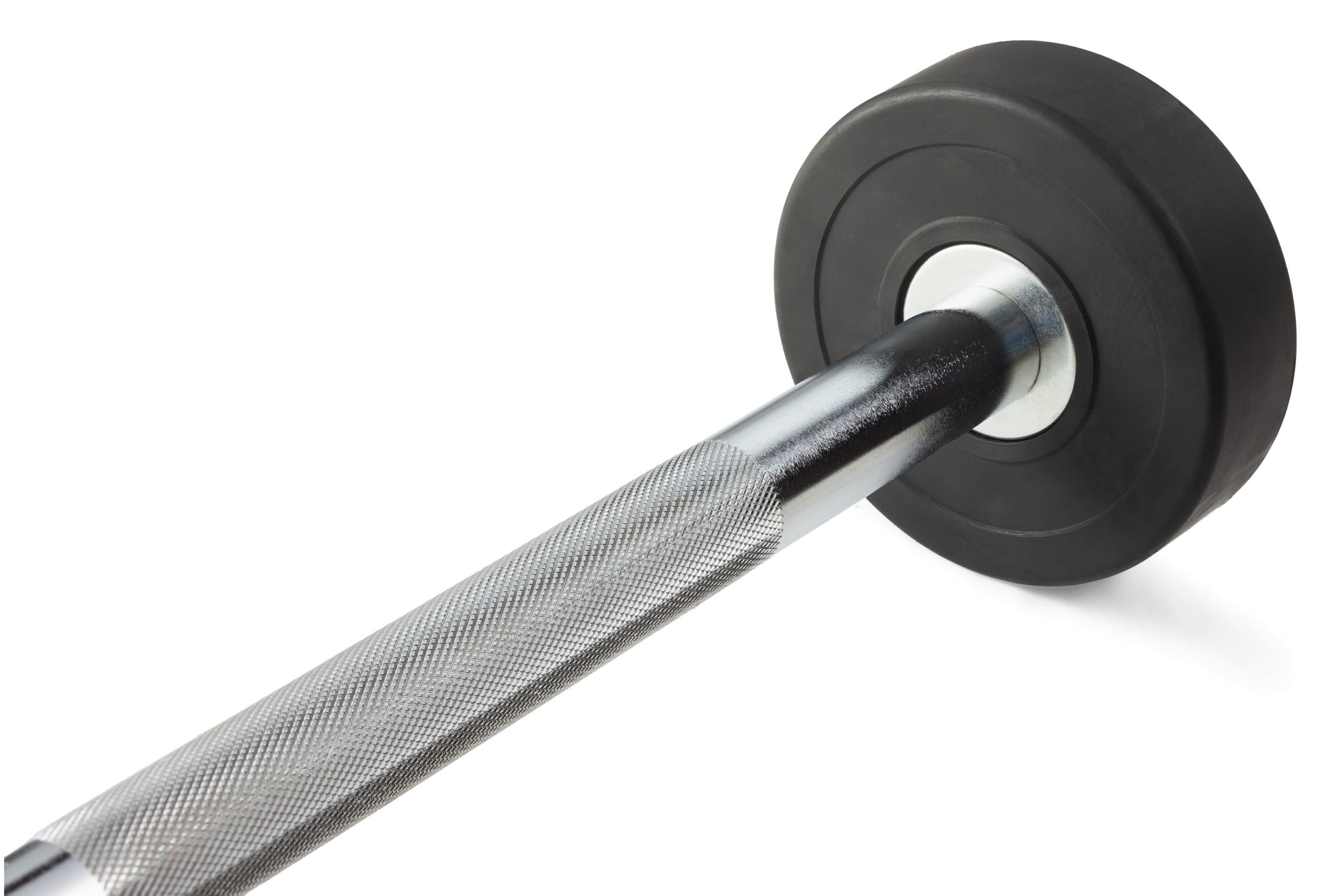 Штанга неразборная обрезиненная 7,5 кг. Прямой гриф. VictoryFit VF-DX4075