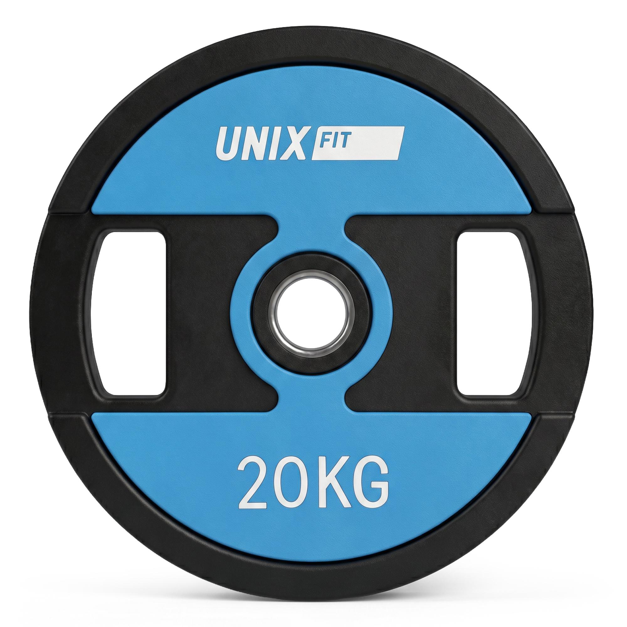 Диск уретановый c хватом UNIX Fit PRO 20 кг, 51 мм, 1 шт.