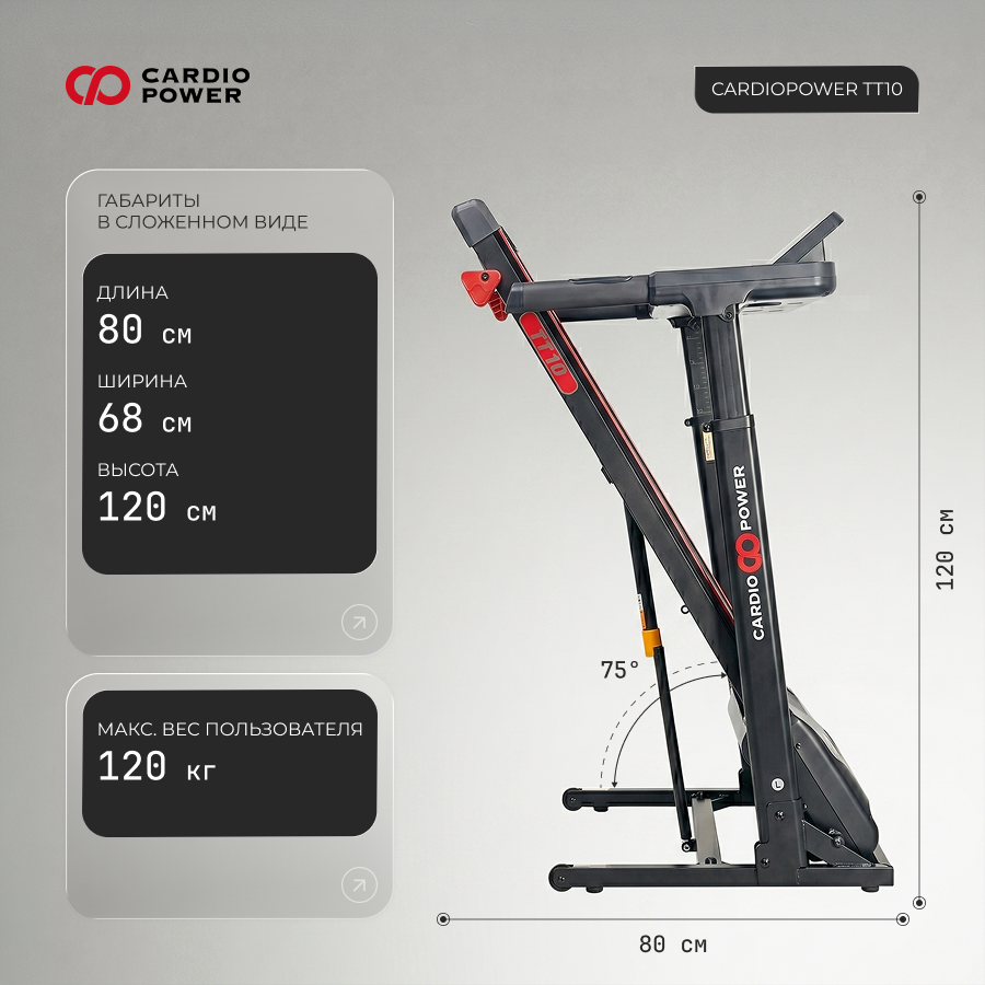 Беговая дорожка CardioPower TT10